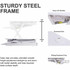 Rocelco, Inc Rocelco READRW Rocelco EADRW- Sit Stand Desk Riser