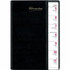 Dominion Blueline, Inc Brownline CB920.BLK Brownline Pre-Vu Weekly Planner, Transparent Section, English, Black (CB920.BLK)