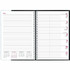 Dominion Blueline, Inc Brownline CB920.BLK Brownline Pre-Vu Weekly Planner, Transparent Section, English, Black (CB920.BLK)