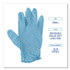 BOARDWALK 382XSCTA Disposable Examination Nitrile Gloves, Powder-Free, X-Small, 5 mil Thick, 9.5" Long, Blue, 100/Box, 10 Boxes/Carton