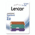 LEXAR MEDIA INC. 24388082 Twist Turn2 USB 2.0 Flash Drive, 32 GB, Orange/Purple/Teal, 3/Pack