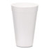 WINCUP CORPORATION 221974 Foam Drink Cups, 16 oz, White, 500/Carton