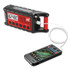 MIDLAND RADIO ER310 ER310 Weather Alert Radio, 32 Hour Run Time, Red