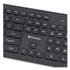 VERBATIM CORPORATION 99793 Wireless Slim Keyboard, 103 Keys, Black