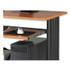 SAFCO PRODUCTS 1921CY Muv Standing Desk, 35.5" x 22" x 30.5", Cherry