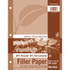 DIXON TICONDEROGA CO Ecology® Recycled Filler Paper, White, 3-Hole Punched, 3/8" Ruled w/ Margin 8-1/2" x 11", 500 Sheets DIXON TICONDEROGA CO Ecology® Recycled Filler Paper, White, 3-Hole Punched, 3/8" Ruled w/ Margin 8-1/2" x 11", 500 Sheets