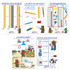 NEWPATH LEARNING NewPath Learning Measurement Bulletin Board Charts, Set of 5, Spanish Edition