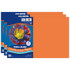 DIXON TICONDEROGA CO Tru-Ray® Construction Paper, Heavyweight, Electric Orange, 12" x 18", 50 Sheets Per Pack, 3 Packs