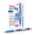 PENTEL OF AMERICA Pentel® EnerGel RTX Retractable Liquid Gel Pen, (0.7mm) Metal Tip, Medium Line, Blue Ink, 1 Dozen