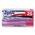 SC JOHNSON Ziploc® 682253 Double Zipper Storage Bags, 2 gal, 1.75 mil, 15" x 13", Clear, 100/Carton