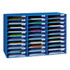 DIXON TICONDEROGA CO Classroom Keepers® Mailbox, 30-Slot, Blue, 21"H x 31-5/8"W x 12-3/4"D