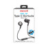 MAXELL CORP OF AMERICA Maxell Sync Up Type-C® Wired Earbuds with Microphone, Black