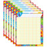 TREND ENTERPRISES INC. TREND Praise Words 'n Stars Incentive Chart, 17" x 22", Pack of 6