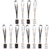 TEACHER CREATED RESOURCES Teacher Created Resources® Confetti Hall Pass with Lanyard, 4 Per Pack, 3 Packs