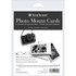 DIXON FINE ART Strathmore Photo Mount Cards & Envelopes, Decorative Embossed Border, Full Size, 5x6.875 inch, 6 Pack