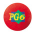 DICK MARTIN SPORTS Martin Sports Playground Ball, 6" Diameter, Red