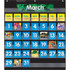 SCHOLASTIC TEACHING RESOURCES Scholastic Teaching Solutions Monthly Calendar Pocket Chart with Cards, Black