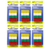 KOPLOW GAMES INC. Koplow Games Blank Dice Set with Stickers, 12 Per Pack, 6 Packs
