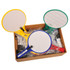 KLEENSLATE CONCEPTS LP KleenSlate® Round Double-Sided Whiteboard Paddles with Markers, Pack of 24