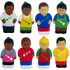 GET READY KIDS Get Ready Kids All Star Kids Multicultural Children Figurines, Set of 8