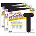 TREND ENTERPRISES INC. TREND Black 7" Billboard Uppercase Ready Letters®, 3 Packs