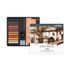 DIXON FINE ART Lyra® Brown Tones Sketching Set Tin, Artist Pencils & Pastels, Assorted Colors, 25 Pieces
