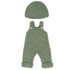 MINILAND EDUCATIONAL CORPORATION Miniland Clothes for 15" Dolls, Knitted Outfit Overall & Beanie Hat