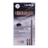 DIXON FINE ART Lyra® Graduate Graphite Pencil Set, Assorted Colors, 12 Pieces