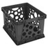 STOREX INDUSTRIES Storex Large File Crate, Black