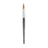 DIXON FINE ART Princeton Aqua Elite Long Round Brush, Synthetic Bristles, Short Handle Watercolor Paintbrush, Matte Black, Size 12, 1 Count