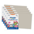 DIXON TICONDEROGA CO Prang® Construction Paper, Medium Weight, Gray, 12" x 18", 50 Sheets Per Pack, 5 Packs