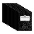 DIXON TICONDEROGA CO Pacon® Composition Book, Black Marble, 3/8" Ruled w/Margin, 9-3/4" x 7-1/2", 60 Sheets, Pack of 12