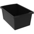 STOREX INDUSTRIES Storex Medium Classroom Storage Bin, Black