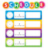 SCHOLASTIC TEACHING RESOURCES Scholastic Teaching Solutions Color Your Classroom: Schedule Mini Bulletin Board Set