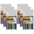 DIXON TICONDEROGA CO Creativity Street® Hot Glue Sticks, 6 Assorted Glitter Colors, 4" x 0.31", 12 Per Pack, 6 Packs