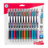 PENTEL OF AMERICA Pentel® EnerGel RTX Retractable Liquid Gel Pen, (0.7mm) Medium Line, Assorted Ink, 12-Pack