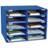 DIXON TICONDEROGA CO Classroom Keepers® Mailbox, 10-Slot, Blue, 16-5/8"H x 21"W x 12-7/8"D DIXON TICONDEROGA CO Classroom Keepers® Mailbox, 10-Slot, Blue, 16-5/8"H x 21"W x 12-7/8"D
