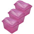 ROMANOFF PRODUCTS Romanoff Jr. Treasure Chest, Pink Sparkle, Pack of 3