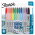 NEWELL BRANDS DISTRIBUTION LLC Sharpie® Permanent Markers, Fine Point, Mystic Gem Colors, 24 Count