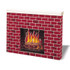 DIXON TICONDEROGA CO Corobuff® Corrugated Fireplace, Tu-Tone™ Brick, 30"H x 38"W x 7"D, 1 Fireplace