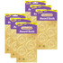 TREND ENTERPRISES INC. TREND Congratulations (Gold) Award Seals Stickers, 32 Per Pack, 6 Packs