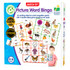 UNIVERSITY GAMES The Learning Journey International Match It! Bingo - Picture Word