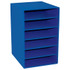DIXON TICONDEROGA CO Classroom Keepers® 6-Shelf Organizer, Blue, 17-3/4"H x 12"W x 13-1/2"D, 1 Organizer