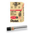 PENTEL OF AMERICA Pentel® Super Hi-Polymer Lead Refill (0.5mm) Fine, 2H, 12 Pieces/Tube, 12 Tubes/Box