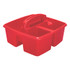 STOREX INDUSTRIES Storex Small Caddy, Red
