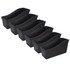 STOREX INDUSTRIES Storex Large Book Bin, Black, Pack of 6