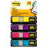 3M COMPANY Post-it® Highlighting Flags, Bright Colors, .47 in. Wide, 35 Flags/Dispenser, 4 Dispensers/Pack