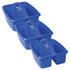 ROMANOFF PRODUCTS Romanoff Large Utility Caddy, Blue, Pack of 3