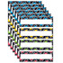 TREND ENTERPRISES INC. TREND Bold Strokes Circles Desk Toppers Name Plates Variety Pack, 32 Per Pack, 6 Packs