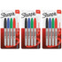 NEWELL BRANDS DISTRIBUTION LLC Sharpie® Fine Point Permanent Markers, Assorted, 4 Per Set, 3 Sets